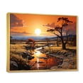 thumbnail image 2 of Designart "Outback Wonder Australia painting I" Landscapes Floater Framed Wall Decor, 2 of 7