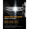 thumbnail image 3 of Compatible for Cadillac Escalade 2007-2008 D1S HID Headlight Xenon Bulbs High/Low Beam, 2-Pack, 3 of 8