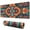 Vintage Color Pattern2, variant on Rectangle Boho Style Mandala Mouse Mat, Gothic Cool Mousepad with Design, Large Non-Slip Rubber Gaming Mouse Pad with Stitched Edges, Office Mouse Pad for Women Men Kids, 31.5x11.8in