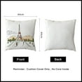 thumbnail image 2 of Back Cushion Yellow Bed Cushion Waist White Cushion Cover Green Leaf Pillow Cover Sofa Pillow, 2 of 5