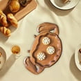 thumbnail image 5 of Fish Charcuterie Tray Walnut Platter Boards, 11x6.7 Inch Anti-Slip Feet Serving Tray Sushi Board Housewarming & Holiday Hosting Decor & Party Centerpiece, 5 of 6