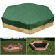 thumbnail image 5 of Cubierta de arenero de 230x200cm, cubierta de arenero impermeable para piscina, cubierta de arenero hexagonal con protección contra el polvo con cordón, 5 of 5