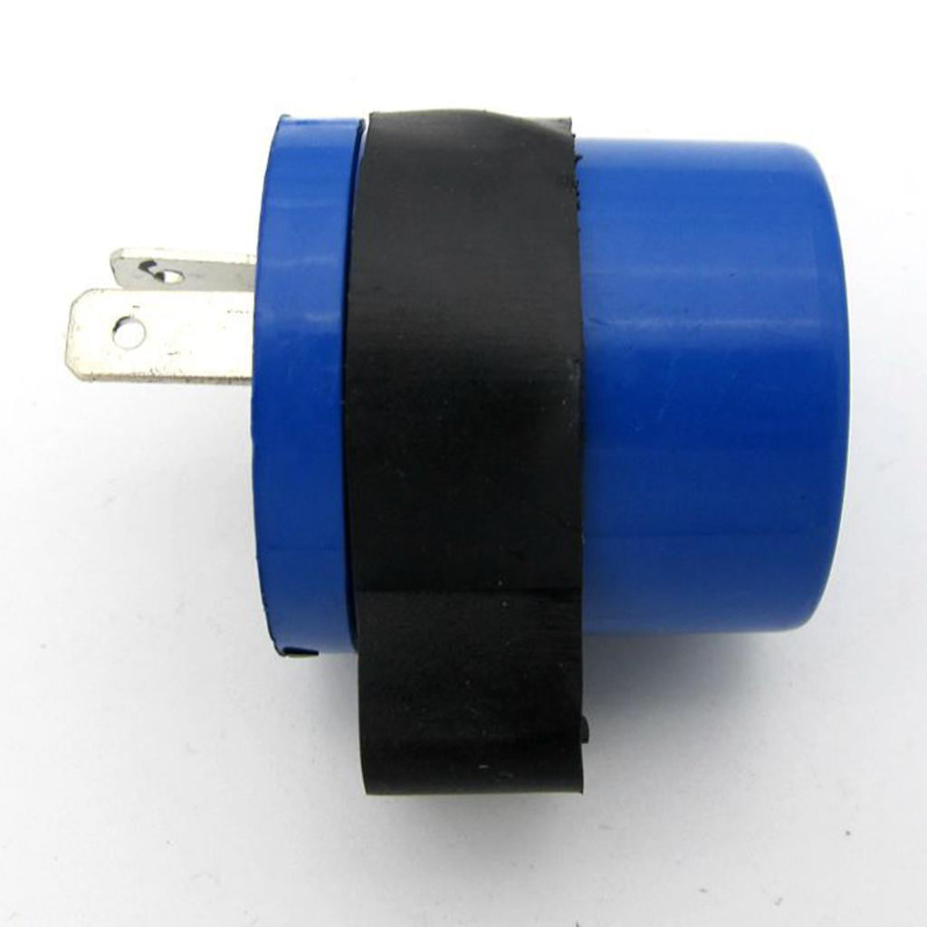 LED Buzzer Blinker 6V 12V 2-Pins Relay Indicator Flasher Beeper Turn Signal Blue