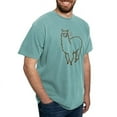 thumbnail image 4 of CafePress - Cute Alpaca - Mens Comfort Colors Shirt, 4 of 5