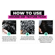 The Doux Mousse Def Texture Foam Travel/Trial Size 3.4 oz., Curly Hair, Moisturizing