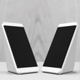 thumbnail image 1 of GETAJGHSD 1Pair Compact USB Multimedia Speaker White for Desktop Computer with Stereo Sound, 1 of 8