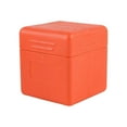 thumbnail image 1 of Boîte de Rangement pour Réchaud de Camping Étui de Fournaise en Plastique avec Couvercle Éponge de Rangement Orange10x9x9cm, 1 of 8