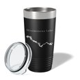 thumbnail image 2 of Mississinewa Lake Map Tumbler Travel Mug Insulated Laser Engraved Coffee Cup River Indiana 20 oz Black, 2 of 5