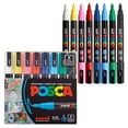 thumbnail image 2 of Uni POSCA PC-3M Paint Markers – 8 Assorted Colors, Fine Tip (0.9-1.3mm), Acrylic Paint Pens for Art, 2 of 13