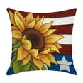 thumbnail image 2 of Pillow Cover Independence Day Star 4th Of July Flag Pillow Cover Cushion Cover Soft Pillow Cover Decorative Pillow Cover, 2 of 6