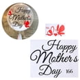 thumbnail image 2 of Stickers For Children Girls Mother's Day Tag Stickers Heart Shape 28.5x6x0.05cm Self-Adhesive 1 Sheet, 2 of 3