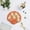 Orange, variant on White Shell Shape Dumpling Plate Dishwasher Microwave Safe Reusable Lightweight Plastic Plates for Kitchen Dining and Food Service