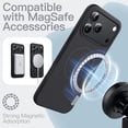 thumbnail image 3 of JETech Magnetic Silicone Case for iPhone 18 Pro |Compatible with MagSafe, Silky Soft Touch (Black), 3 of 7