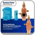 thumbnail image 4 of Appli Parts APRV-VA04 Rotolock Valve V04 1-1/4 in x 3/4 in ODF solder connection Universal replacement valve will work for refrigeration and air conditioning systems, 4 of 7
