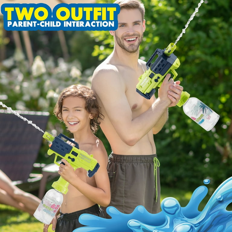 2 Pack Water Gun Automatic Water Spray Gun 300CC High Capacity