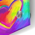 thumbnail image 3 of Epic Art 'Pop Art Heart 2' by Howie Green, Acrylic Glass Wall Art, 24"x24", 3 of 8