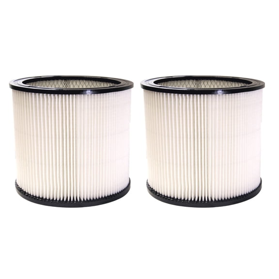 MaximalPower Filter for Shop Vac Filter No 90304 Vacuum Filter - Works with models 90333 90350 Cartridge Replacement Filter Fit 5 Gallon and Above Wet/Dry Vacuum Cleaners (2 Pack Filter)