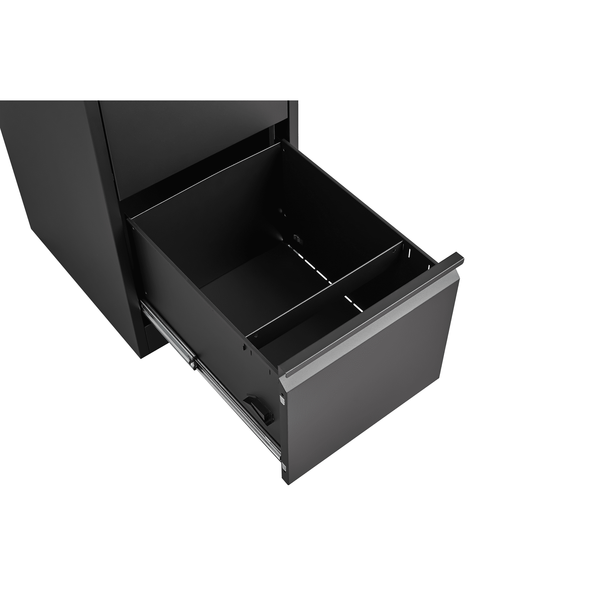 Leumius 3-Drawer File Cabinet with Lock,16.5" Deep Metal Lateral Vertical Filing Cabinet for Home Office,Fits Legal/Letter/A4,Black