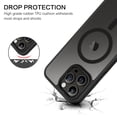 thumbnail image 7 of BENTOBEN Case for Iphone 13 Pro Compatible with Mag-Safe 6.1" Tpu Magnetic Shockproof Cover Black, 7 of 7