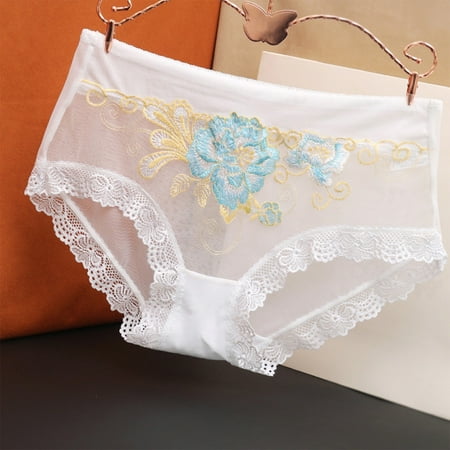 

dmqupv Sheer Kimono for Women Lingerie Middle Underwear Panties Briefs Lace Underpants Corset Lingerie for Women plus Size White Large
