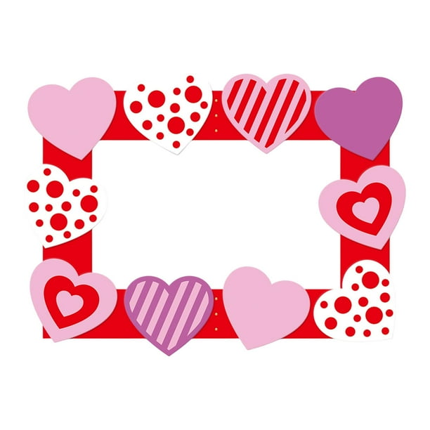 Marco de fotos de Valentín, marco para selfies, decoración de recuerdo para reuniones, cumpleaños, año Nuevo, carnaval, juego de rol