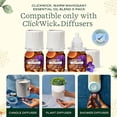 thumbnail image 2 of Lifelines ClickWick Essential Oil Blends for Lifelines Diffusers, 3-Pack Warm Mahogany Set – Essential Oil Blend Refill for Candle, Plant & Shower Aromatherapy Diffuser – Fragrance for Diffusers, 2 of 7