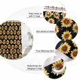 thumbnail image 3 of Orange Sunflowers Fall Bathroom Shower Curtains with 12 Hooks Polyester Waterproof Shower Curtain for Stalls and Bathtubs Thanksgiving Botanical Floral Decorative Bathroom Curtain 36x72 Inches, 3 of 9