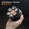 thumbnail image 4 of MAXGROOM 7D Head Shaver for Bald Men, Electric Razor with Upgraded Flexible Blades, Long Battery Life, IPX6 Waterproof, LED Display, Ergonomic Design, Rechargeable, 2 Speed Settings,, 4 of 9