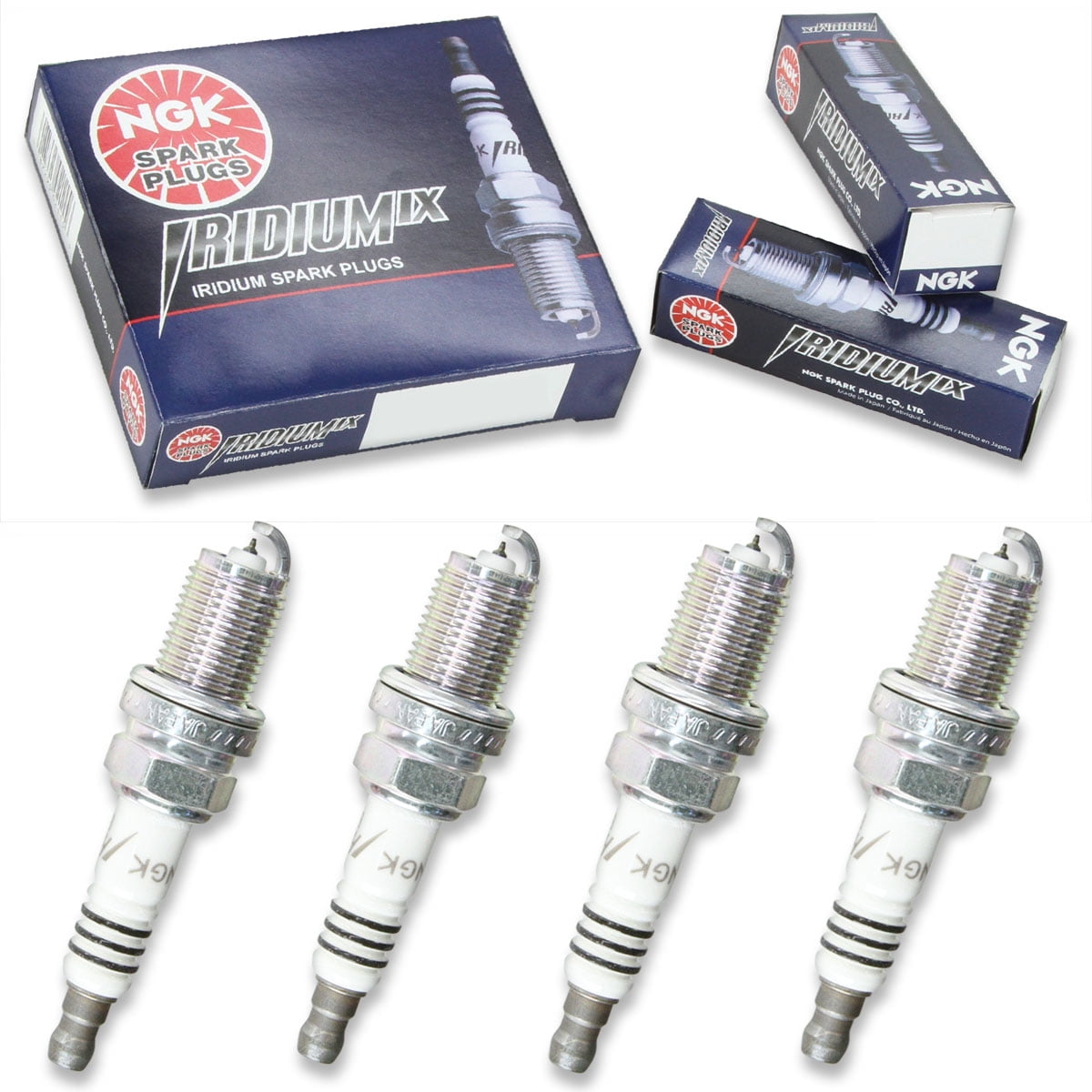 4 pc NGK 2667 Iridium IX Spark Plugs for 3069 3290 5310 9801 9801S IK22 K22PR-ZU K7RTP RC7PYCBX RC8WYPB3 VK22 Ignition Wire Secondary Fits select: 2011-2015 CHEVROLET CRUZE, 2015-2021 CHEVROLET TRAX
