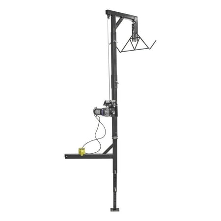 Extreme Max 5001.6787 Extendable Rotating Electric Truck ATV & UTV Hitch Hoist with 3000 lb. 12V Winch for Large Game Luggage Coolers and More