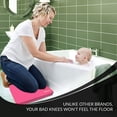 thumbnail image 5 of Premium Thick Kneeling Pads by Sleek Garden-Bath floor Kneeler for Baby, Knee Pad Cushion for Pool & Garden, Pink, 12.5"x17.8"x2", 5 of 5
