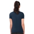 thumbnail image 5 of Women's G-III 4Her by Carl Banks Navy Tampa Bay Rays City Graphic Fitted T-Shirt, 5 of 5