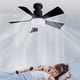 thumbnail image 5 of Ventilador de techo silencioso con control remoto de luz LED para dormitorio, sala de estar, cocina, 5 of 9