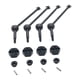 thumbnail image 2 of Eje de Transmisión CVD de Metal 4pcs perfecl para RC 1/14 144001 1/12 124018 124019 Negro, 2 of 3