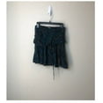 thumbnail image 3 of Free People Women's Saturday Sun Ruched Mini Skirt Dark Green Size 2, $78 NWT, 3 of 4