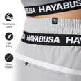 thumbnail image 2 of Hayabusa Women's Mid Rise Layered Shorts - Grey, Medium, 2 of 6