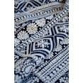 thumbnail image 6 of Midnight Blue Pure Georgette Chikankari Saree with Mukaish Work, 6 of 10
