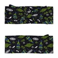 thumbnail image 2 of Daiia Space Rockets Printed Handmade Baby Headbands Soft Stretchy Hair Bands with Bows for Newborn Infant Baby Toddler Girls, 2 of 5