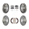 thumbnail image 1 of Transit Auto Front Rear Coated Disc Brake Rotors Semi-Metallic Pads and Drum Kit for Car Honda Civic KGF-102378, 1 of 11