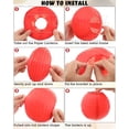 thumbnail image 3 of 40Pcs Paper Lanterns Chinese Japanese Paper Lanterns Classroom Party Decorations Ceiling Hanging Decor for Home Wedding Graduation Party(4'', 6'', 8'', 10'',Multicolor), 3 of 7