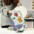 thumbnail image 6 of SKYSONIC 1 pack Butterfly Kitchen Dish Towel, Super Absorbent Soft Drying Cloth Tea Bar Towels, 28 x 18 Inch, 6 of 7