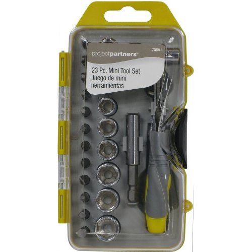 Project Partner 70801 23 Piece Mini Tool Set