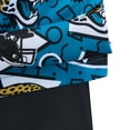 thumbnail image 2 of Men's Chubbies Teal Jacksonville Jaguars Game Day Fit Classic Lined Swim Trunks, 2 of 3