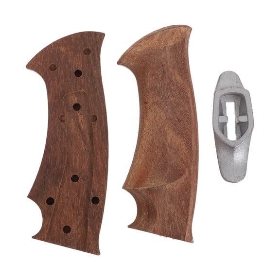 CTIRCHIU Ergonomic Wood Handle Replacement Grip with Non-Skid Design for Kitchen Cutters and Knives