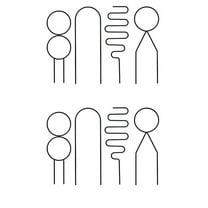 Garden Indoor Climbing Plant Metal Trellis, Plant Climbing Frame Potted Plant Trellis Support Garden Supplies iron Black