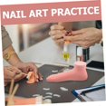 thumbnail image 3 of 2pcs Realistic Silicone Foot Model for Nail Art Practice and Durable Mannequin Foot Training, 3 of 4