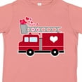 thumbnail image 4 of Inktastic Valentine's Day Red Firetruck with Pink Hearts Boys or Girls Toddler T-Shirt, 4 of 5