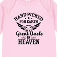thumbnail image 4 of Inktastic Handpicked for Earth by My Great Uncle in Heaven Boys or Girls Long Sleeve Baby Bodysuit, 4 of 5