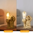 thumbnail image 4 of Electric Unique Resin Monkey Lighting Fixture,110V Bedroom Table Gold Lamp,Gold Monkey Desk Lamp, 4 of 12