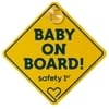 Safety 1ˢᵗ Baby On Board Sign, Yellow